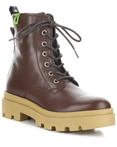 Shop Fly London Jacy Leather Boot In Brown