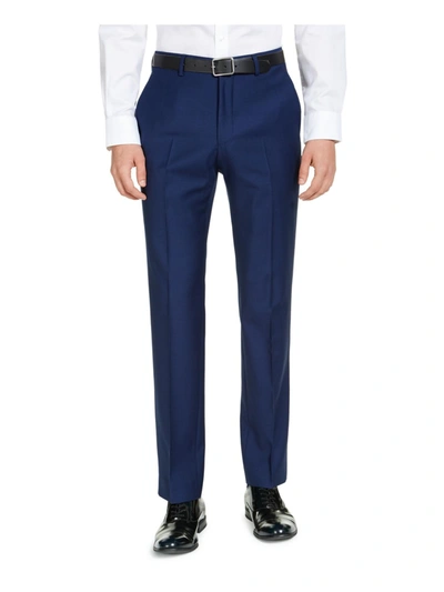 Shop Armani Exchange Mens Wool Modern Fit Suit Pants In Multi