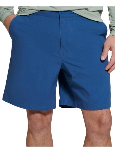 Shop Bass Outdoor Boulder Mens Hiker 8" Inseam Casual Shorts In Blue