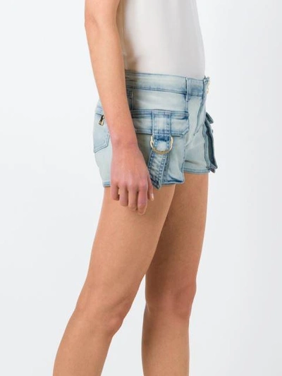 Shop Balmain Denim Shorts