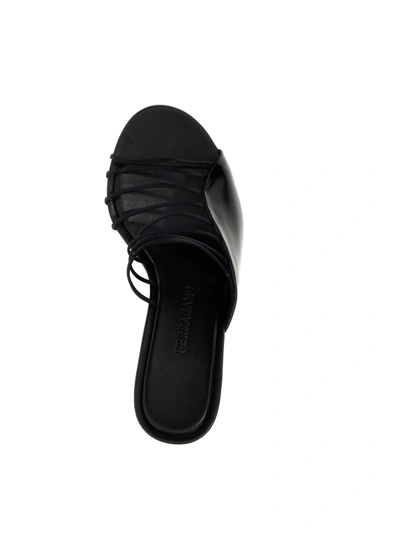 Shop Ferragamo Altaire Sandals Black