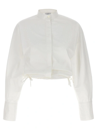 Shop Ferragamo Cropped Shirt Shirt, Blouse White