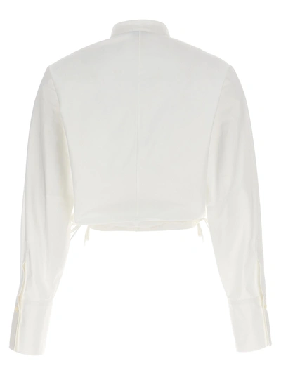 Shop Ferragamo Cropped Shirt Shirt, Blouse White