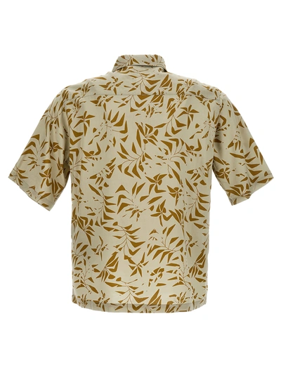 Shop Saint Laurent Hawaiian Shirt Shirt, Blouse Green