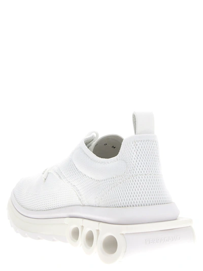 Shop Ferragamo Nima Sneakers White