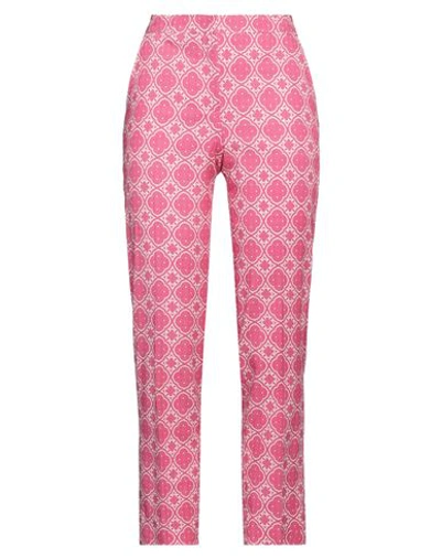 Shop Camicettasnob Woman Pants Fuchsia Size 10 Viscose, Elastane In Pink