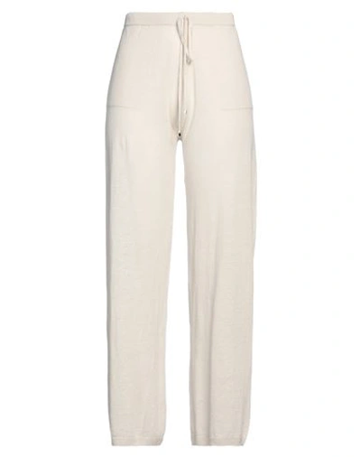 Shop Antonelli Woman Pants Beige Size M Linen, Cotton