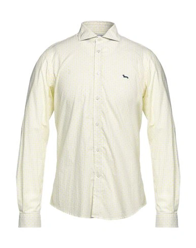 Shop Harmont & Blaine Man Shirt Yellow Size M Cotton