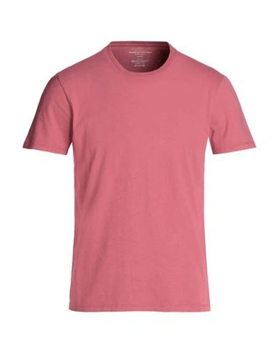 Shop Majestic Filatures Man T-shirt Mauve Size M Organic Cotton, Recycled Cotton In Purple