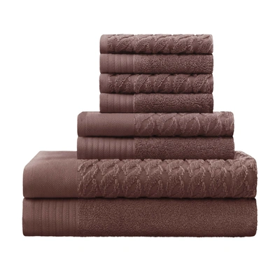 Superior Turkish Cotton Jacquard Assorted 8-piece Towel Set