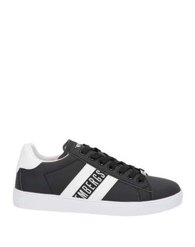 Shop Bikkembergs Man Sneakers Black Size 9 Textile Fibers