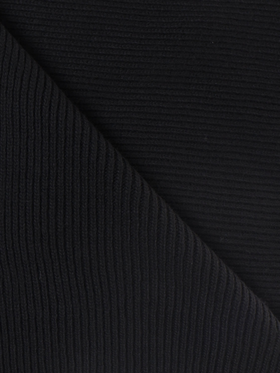 Shop Calvin Klein Wool Blend Scarf In Black