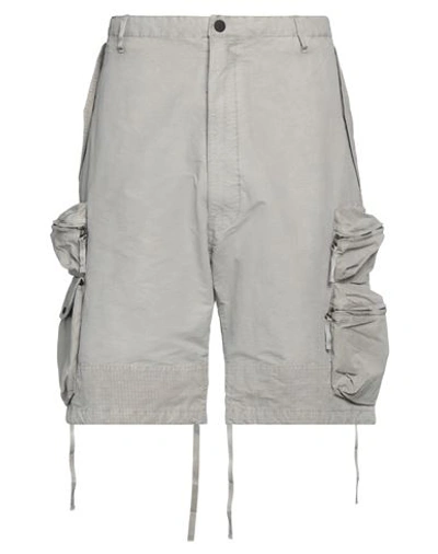 Shop Nemen Man Shorts & Bermuda Shorts Light Grey Size Xl Cotton, Nylon