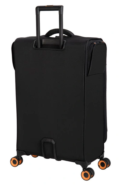Shop It Luggage Simultaneous 25-inch Softside Spinner Luggage In Black