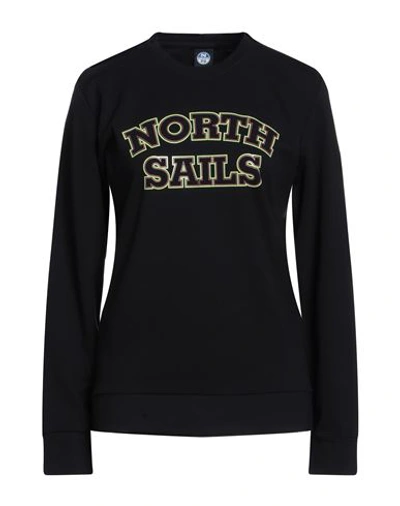 Shop North Sails Woman Sweatshirt Midnight Blue Size Xl Viscose, Nylon, Elastane