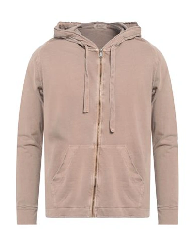 Shop Crossley Man Sweatshirt Light Brown Size Xl Cotton In Beige
