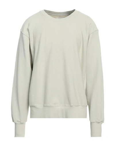 Shop Les Tien Man Sweatshirt Light Grey Size L Cotton