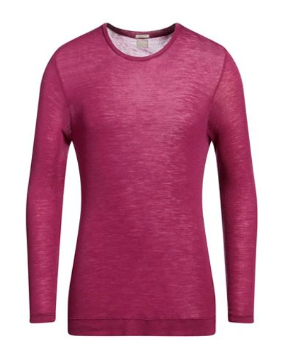 Shop Massimo Alba Man Sweater Mauve Size Xl Wool In Purple