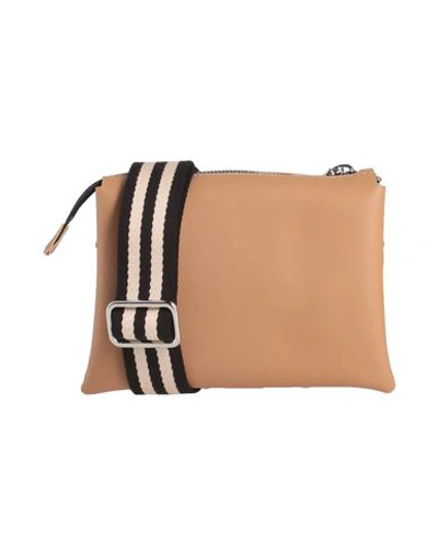 Shop Gum Design Woman Cross-body Bag Tan Size - Rubber In Brown