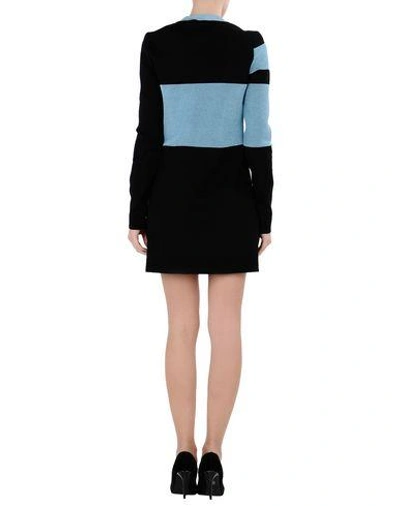 Shop Paco Rabanne Short Dresses In Sky Blue