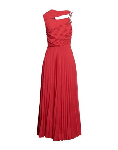 Shop Siste's Woman Maxi Dress Red Size L Polyester