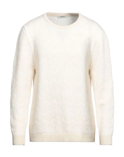 Shop Crossley Man Sweater Cream Size L Wool, Viscose, Polyamide, Cashmere In White