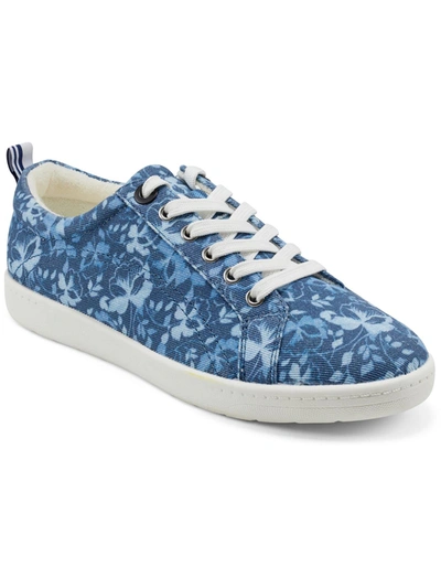 Shop Easy Spirit Womens Lace Up Walking Casual And Fashion Sneakers In Blue