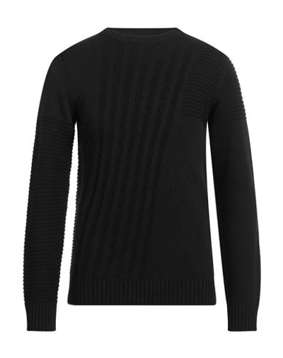 Yoon Man Sweater Black Size 42 Acrylic, Virgin Wool, Alpaca Wool, Viscose In Black