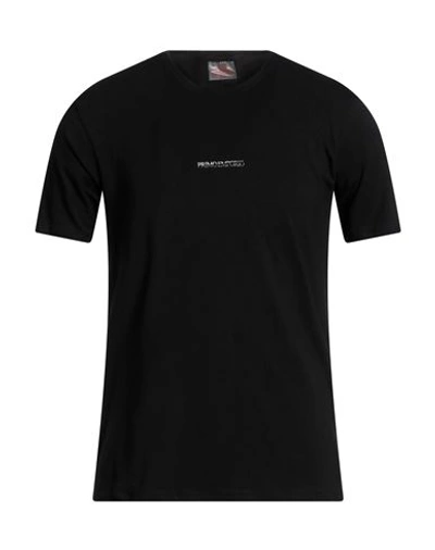 Shop Primo Emporio Man T-shirt Black Size Xxl Cotton, Elastane
