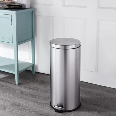 Happimess Oscar 8-gallon Step-open Trash Can With Free Mini Trash Can