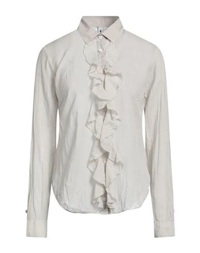 Shop European Culture Woman Shirt Beige Size L Cotton, Viscose