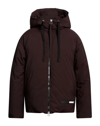 Oamc Lithium Down Jacket Walnut In Brown