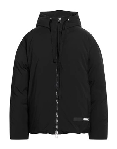 Shop Oamc Man Jacket Black Size L Polyester, Recycled Polyester
