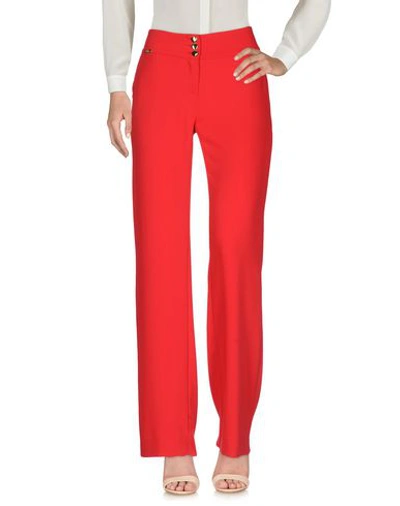Shop W Les Femmes By Babylon Woman Pants Red Size 10 Polyamide