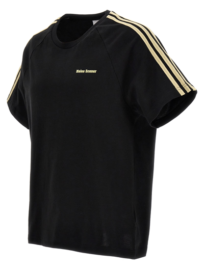 Shop Adidas Originals T-shirt  X Wales Bonner In Black