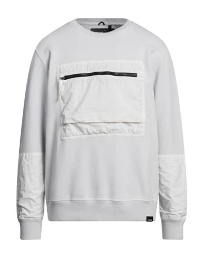 Shop Nemen Man Sweatshirt Light Grey Size L Cotton, Nylon
