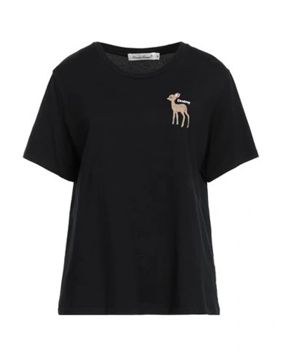 Shop Undercover Woman T-shirt Black Size 3 Cotton