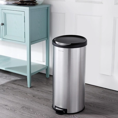 Shop Happimess Oscar Round 8-gallon Step-open Trash Can With Free Mini Trash Can