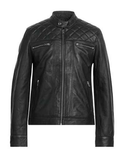 Shop Bolongaro Trevor Man Jacket Black Size Xl Sheepskin