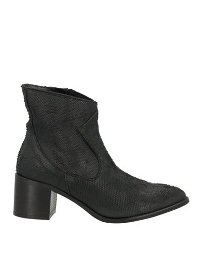 Islo Isabella Lorusso Woman Ankle Boots Black Size 10 Soft Leather In Black