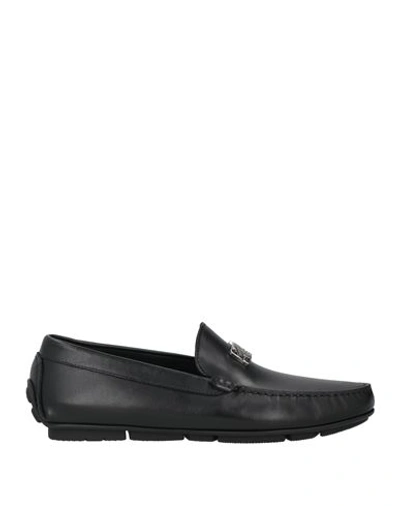 Shop Cavalli Class Man Loafers Black Size 9 Soft Leather