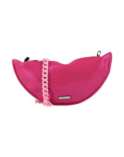 Shop Save My Bag Woman Cross-body Bag Fuchsia Size - Peek (polyether - Ether - Ketone), Polyester, Elasta In Pink