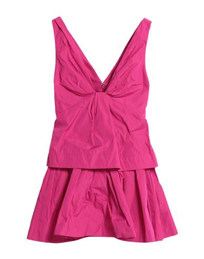 Shop A.l.c A. L.c. Woman Mini Dress Fuchsia Size 8 Polyester In Pink