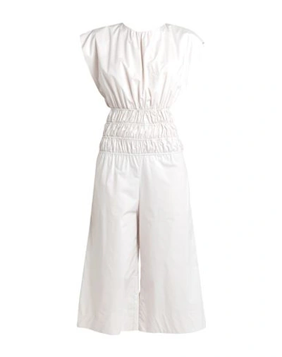 Shop Bohelle Woman Jumpsuit Beige Size 8 Cotton