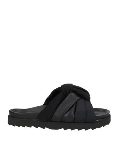 Inuikii Woman Sandals Black Size 11 Textile Fibers In Black
