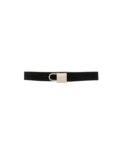 Shop Buscemi Man Belt Black Size 38 Soft Leather