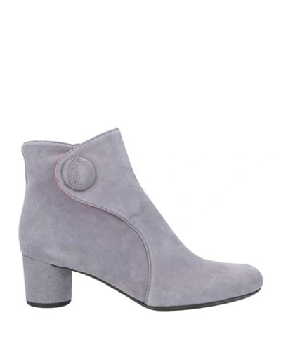 Shop Pas De Rouge Woman Ankle Boots Slate Blue Size 8 Soft Leather