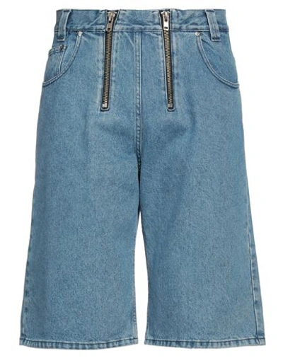 Shop Gmbh Man Denim Shorts Blue Size 32 Organic Cotton