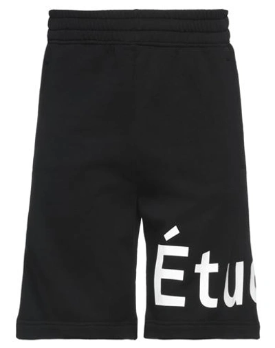 Shop Etudes Studio Études Man Shorts & Bermuda Shorts Black Size Xl Organic Cotton