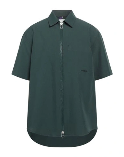 Shop Oamc Man Shirt Green Size L Polyester